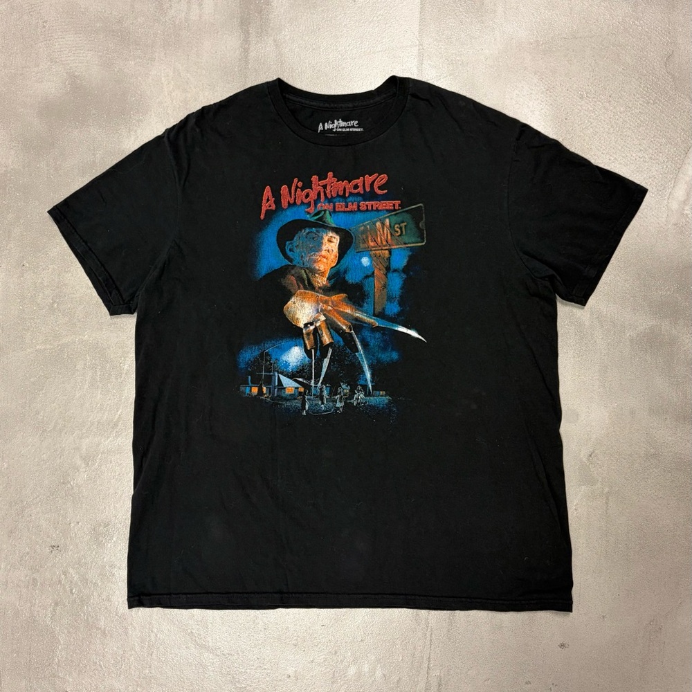 A Nightmare on Elm Street Black Graphic T-Shirt